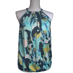 Trina Turk Multicolor Halter Blouse